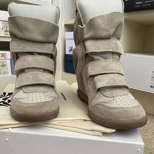 Isabel Marant Bekett Leather Sneakers